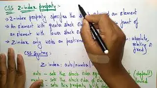 z index property in css | CSS tutorials | by bhanu priya