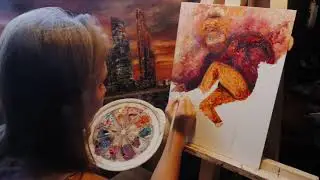 Time-lapse of an oil painting by artist Yuliya Zelinskaya