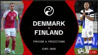 Denmark VS Finland EURO CUP 2021 Live football today