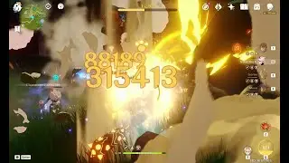 C0 Arataki Itto | Hits 300K Geo DMG | Wolfs Gravestone R1 - GENSHIN IMPACT