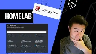 Homelab Series - Creating a Stirling PDF Server
