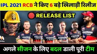IPL 2021 : RCB Released These 6 Players Before IPL 2021 Auction | RCB Full Squad For IPL 2021