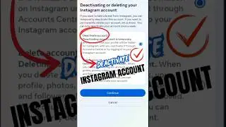 How to deactivate Instagram account 2023 