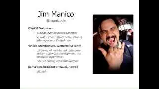 Top Ten Proactive Controls - Jim Manico