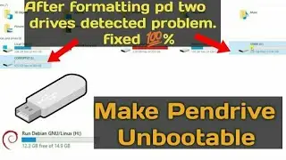 How to make pendrive unbootable | How to convert bootable pendrive into normal