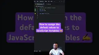 How to assign default value to JavaScript variables 