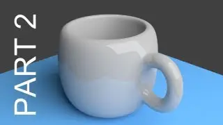 Blender Tutorial For Beginners: Coffee Cup - 2 of 2