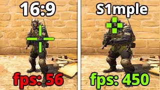 ЛУЧШИЕ НАСТРОЙКИ CS2 ОТ ПРО ИГРОКА  - S1MPLE #1 - повышение фпс, читерское разрешение