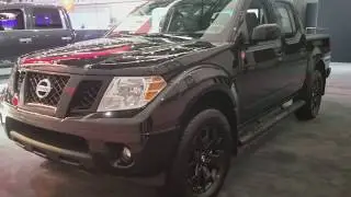 2018 Nissan Frontier Midnight Edition First Look inside and Out!