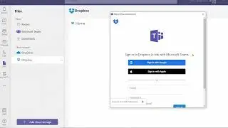 Add Dropbox to Teams