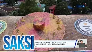 Dambuhalang sombrero na may world record para sa largest sambalilo hat, bida sa pista... | Saksi