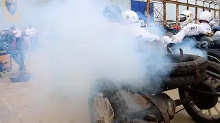 1908 Chalmers-Detroit Model 30 Racer Cold Start, Smoke Storm