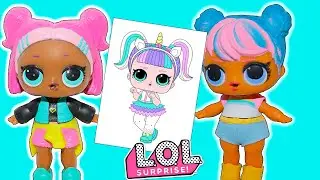 Кто лучше нарисует челлендж! Устроили конкурс рисования в школе! Видео для девочек про куклы лол