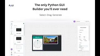 Webflow, but for python. Build python GUIs using drag and drop tool