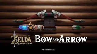 Breath of the Wild Bow and Arrow Replica Set from ThinkGeek