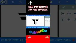 how to create a professional Logo in pixellab app on Android phone #free_logo #logo_app #pixellab