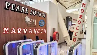 PEARL LOUNGE REVIEW Marrakech Morocco Airport