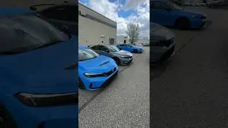 Civic Type R FL5 - Sonic Gray Pearl vs Boost Blue Pearl 