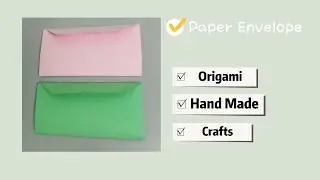 How to make paper Envelope - easy origami crafts