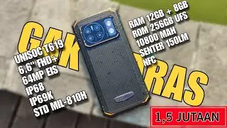 HP outdor RAM 12GB ROM 256GB UNISOC T619 cuma 1 Jutaan! Gak ngotak - Review Hotwav Cyber 13 pro