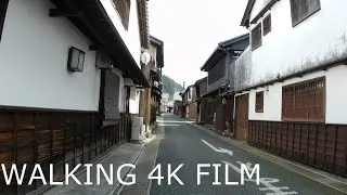 Walk in Japan.4K Walking Old streets, shopping streets Udatunoagarumatinami