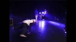 The Legendary B-Boy Rajdi On Stage With The Legendary Tribal Jam Group At The Battle Time (2003)