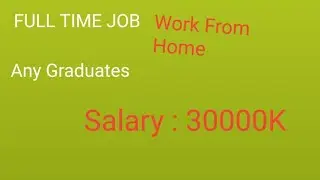 Work From Home| Any Graduates|Part- Time Jobs|2024 Hiring|