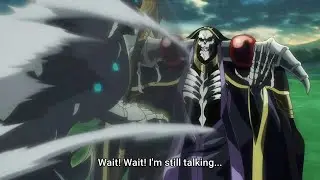 Ainz (Pandora's actor) using Naruto's talk no jutsu technique, he's actually a shonen fan | Overlord