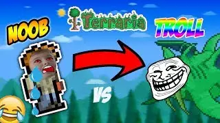 Terraria Trolling - The BIGGEST NOOB EVER!