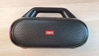 MIFA WILDBOX - МОЩНАЯ 60ВТ КОЛОНКА СО СВЕТОМУЗЫКОЙ И ЗАЩИТОЙ ОТ ВОДЫ!