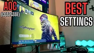 Best Settings for AOC CQ32G3SE Gaming Monitor