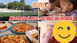 ME CORTO EL PELO + SE HACE UN TATUAJE// VLOGS DIARIOS