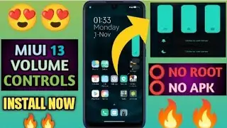 Install MIUI 13 Volume Controls 🔥🔥 | MIUI 13 Features 😍😍 | Change Colour of MIUI 13 Volume Bar 😍😍🔥🔥