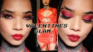 Sexy Valentines Day Outfit and Makeup GRWM | single Edition!