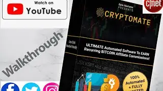 Make Money Today & Earn Free Bitcoin Fast - New CRYPTOMATE Affiliate Website System.