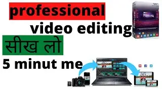 Learn Video Editing in 5 Minutes ! professional video editing kaise kre? Filmora Full Course