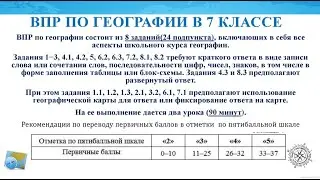 ВПР География 7 класс 2022 год
