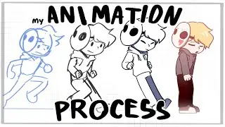Animation process (character running)