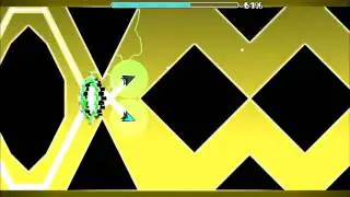 Golden Haze (Layout) by Furry Dash (me) | Geometry Dash