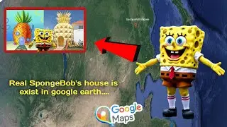 Real SpongeBob's house found on google earth and google maps #googlemaps#googleearth #spongebob
