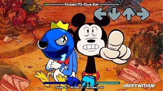 FNF Mickey Mouse: Rainbow Friends Story in Friday Night Funkin' be like Pt.3 