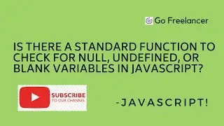 Is there a standard function to check for null, undefined, or blank variables in JavaScript?