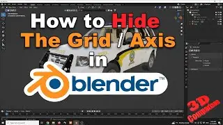 How to Hide The Grid / Axis Overlays in 