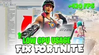 How To Fix Low GPU Usage & High CPU Usage While Playing Fortnite ✅ | Fortnite High CPU Usage Fix