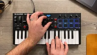 Using the Arpeggio on the M-Audio Oxygen Pro Mini