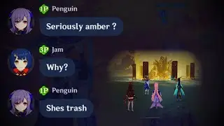 When Amber hater gets Carried by Amber in coop…