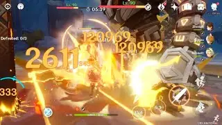 Arataki itto single rotation clear The lost valley domain Clear