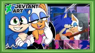 Movie Sonic & Rouge Visit Deviant Art - SO MUCH KISSING! [Feat: Utaro]