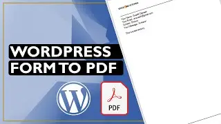 How to Generate PDF From WordPress Form Submissions