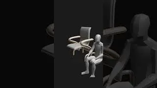 Let’s make an airport chair prop in Blender. Full training on my Patreon.